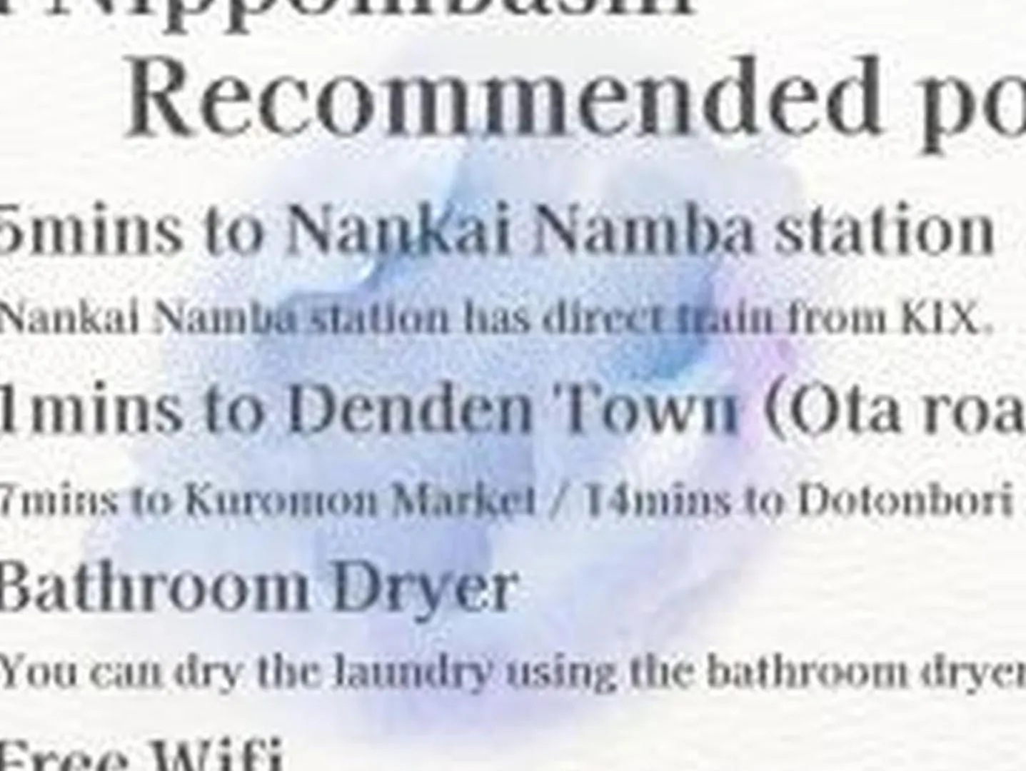 Appartement Yuki 801 à Ōsaka